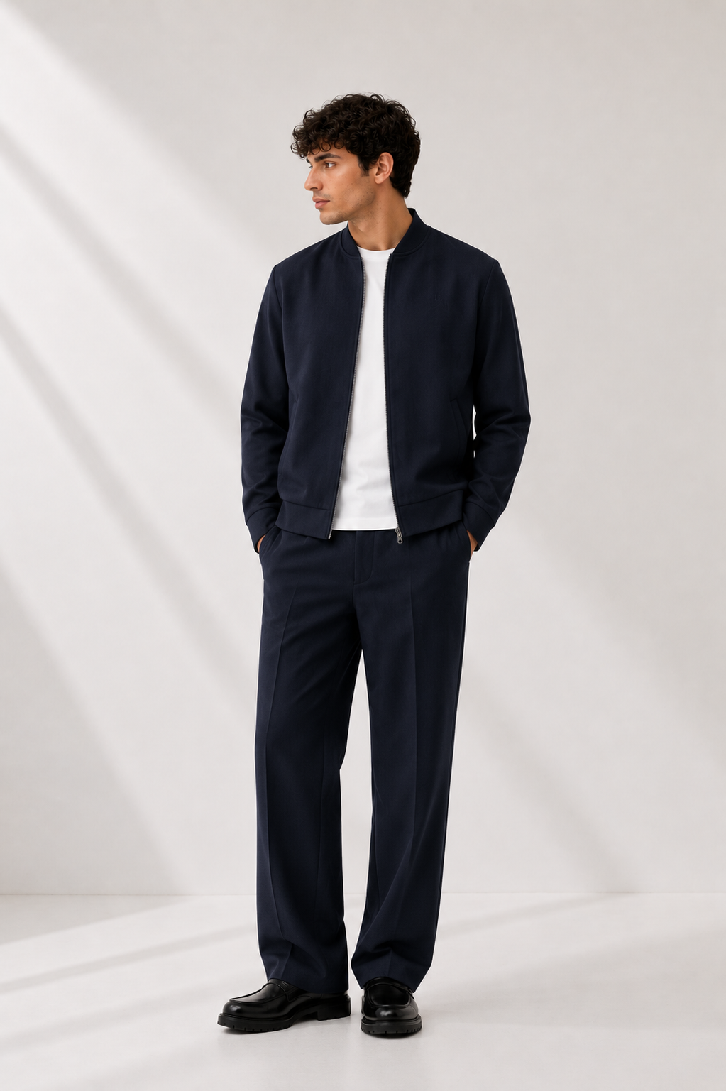 Les Deux - Moderne Anzughose mit entspanntem Fit in Navy