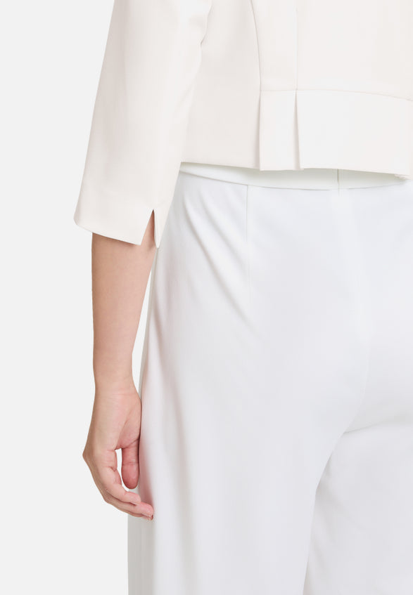 Vera Mont - Bolero-Jacke in offwhite mit Kellerfalten