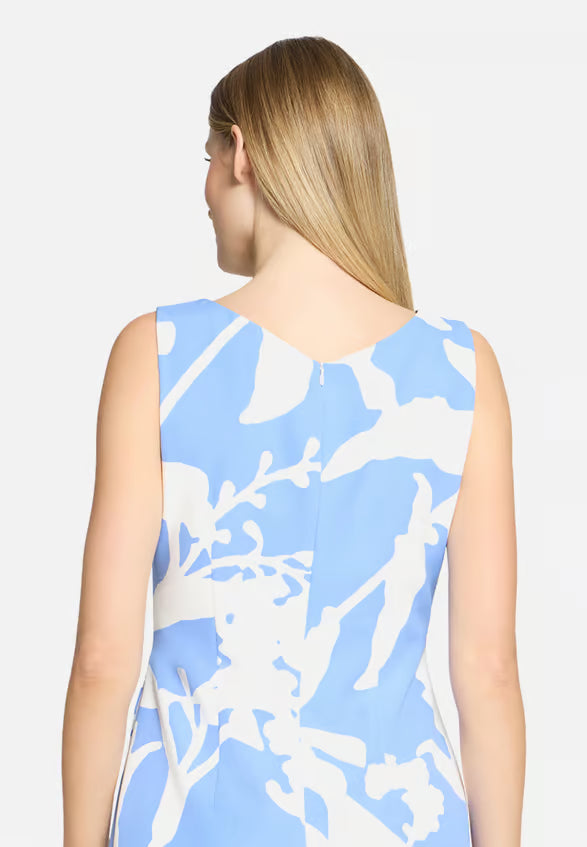 Vera Mont  - Coktailkleid mit Blumenprint in Hellblau