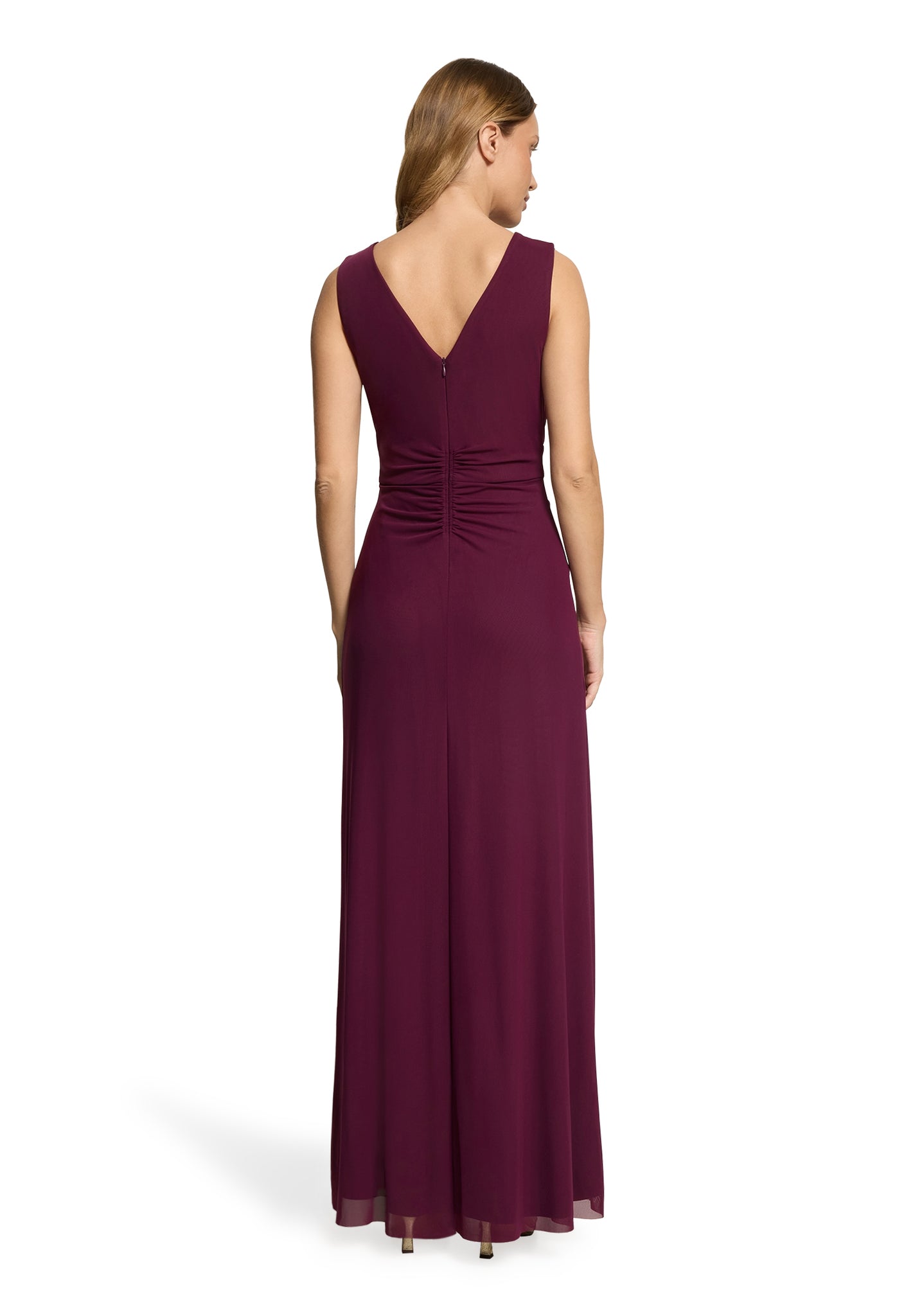 Vera Mont - Elegantes Abendkleid in Bordeaux