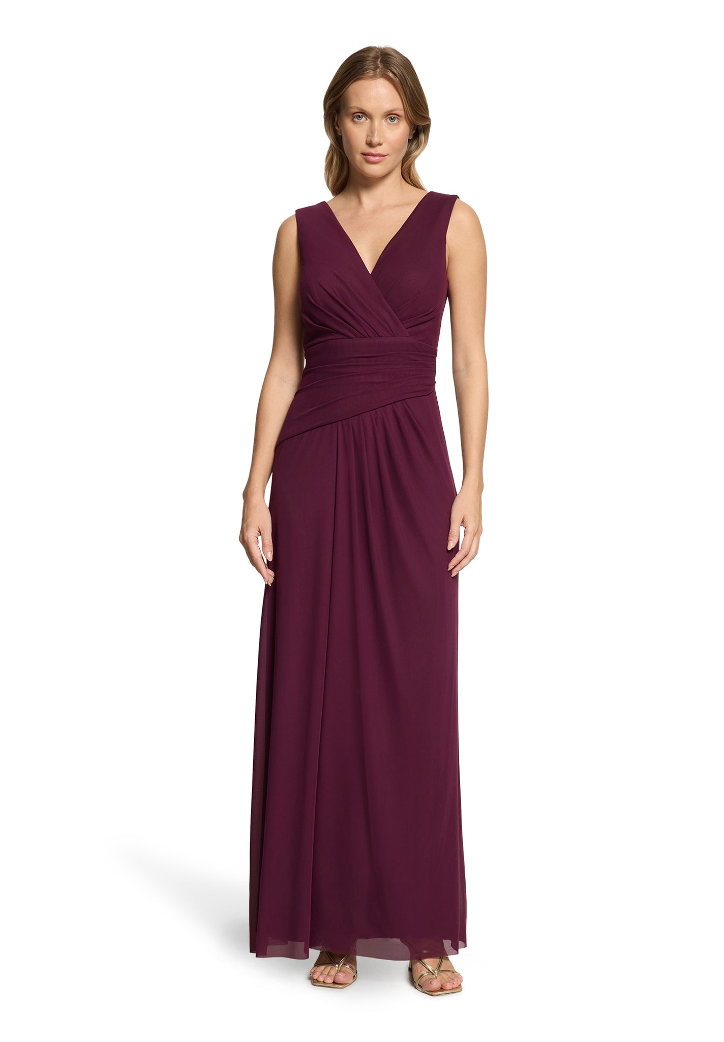 Vera Mont - Elegantes Abendkleid in Bordeaux