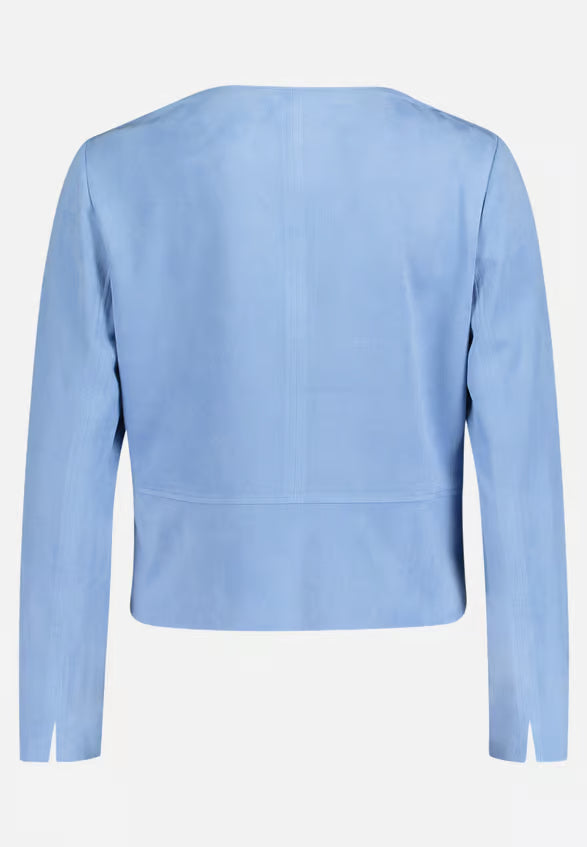 Betty Barclay - Hellblauer Kurzblazer mit Reißverschluss