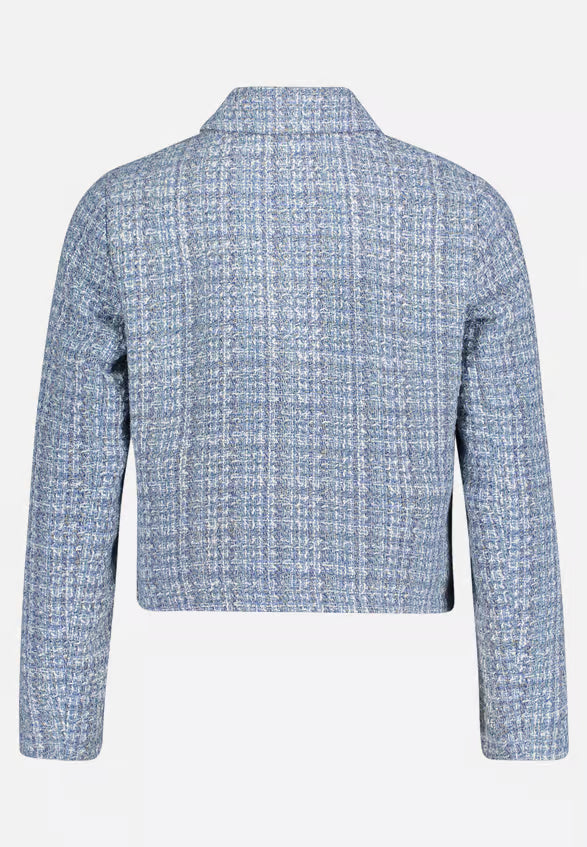 Betty Barclay - Hellblaue Blazer-Jacke mit Hemdkragen