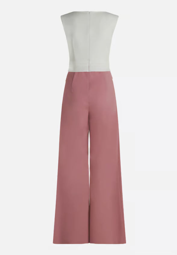 Vera Mont - Zweifarbiger Jumpsuit mit weitem Bein