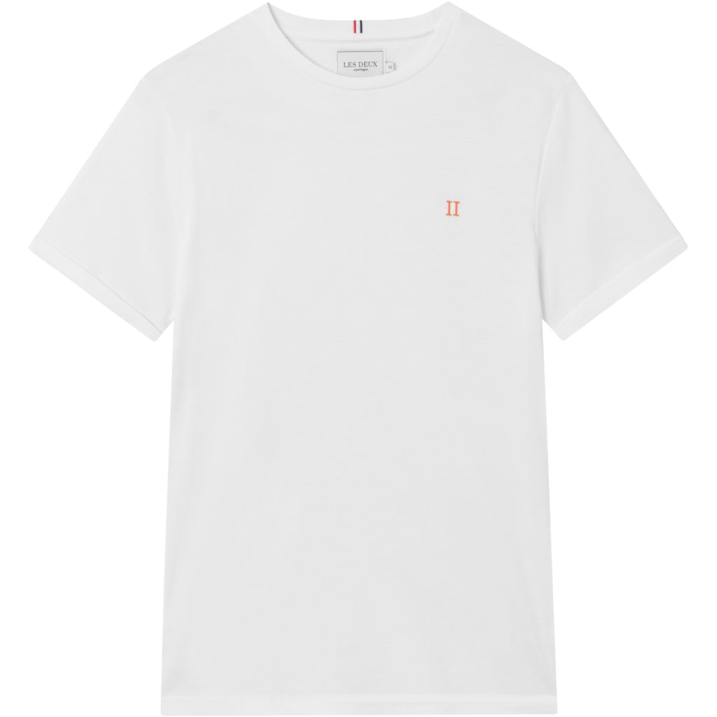 Les Deux - Basic T-Shirt mit Stickerei