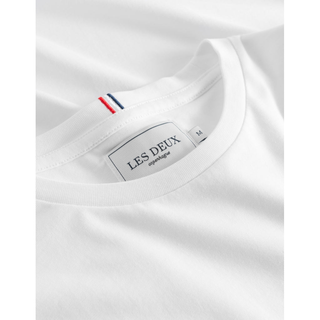 Les Deux - Basic T-Shirt mit Stickerei