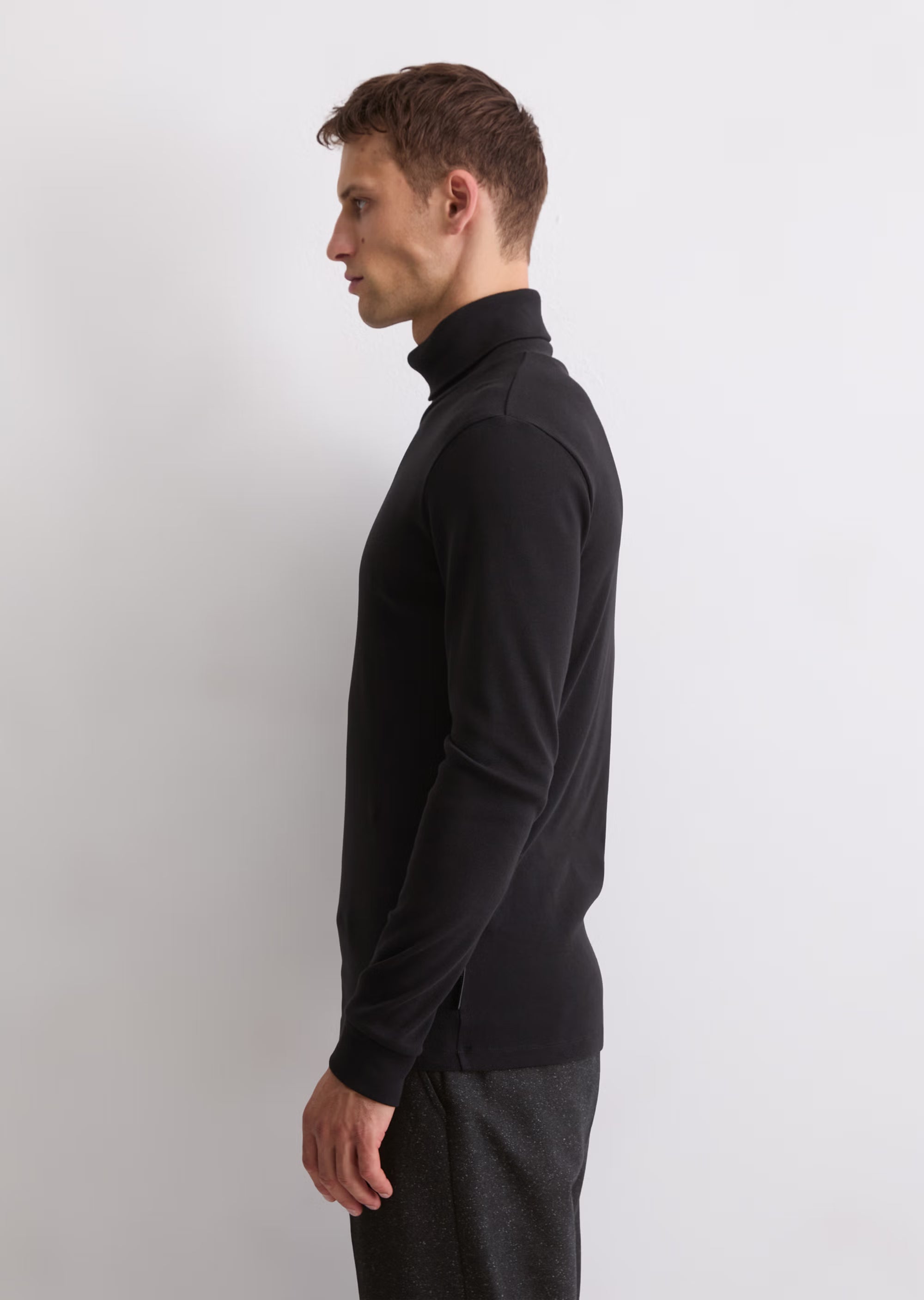 Marc O'Polo - Rollkragenpullover in Schwarz