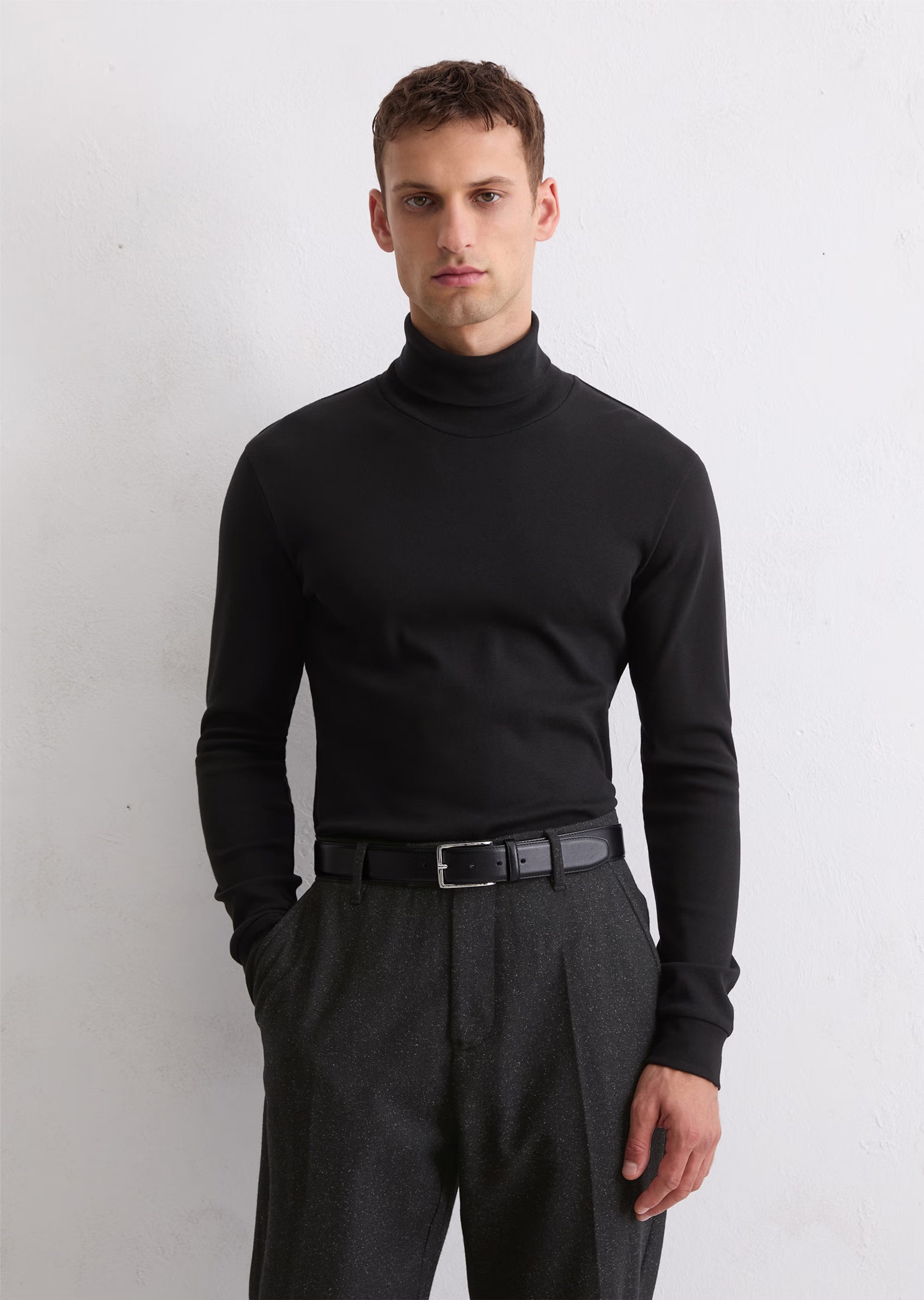 Marc O'Polo - Rollkragenpullover in Schwarz