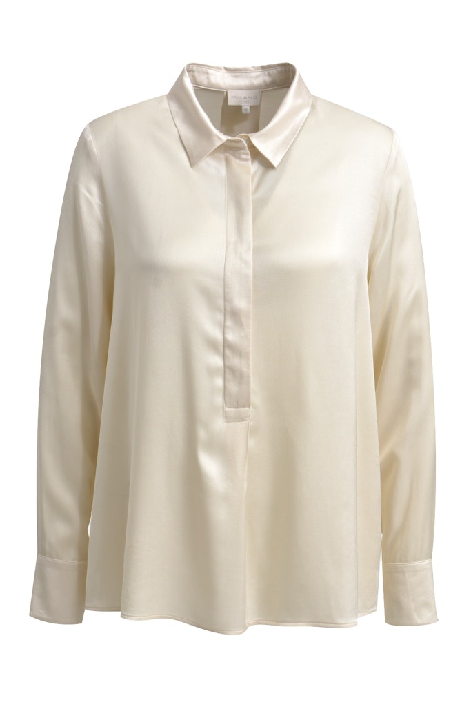 Milano - Elegante Viskosebluse in Beige