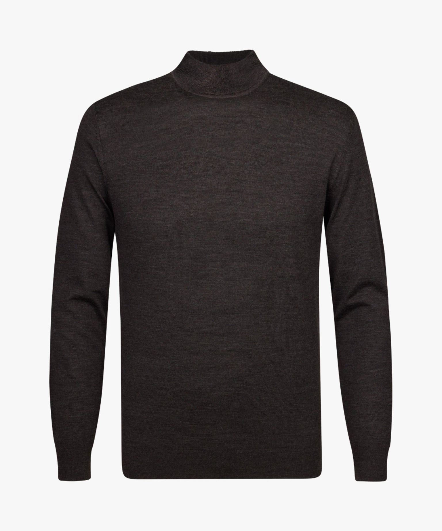 Profuomo - Hochwertiger Turtleneck Pullover in Dunkelbraun