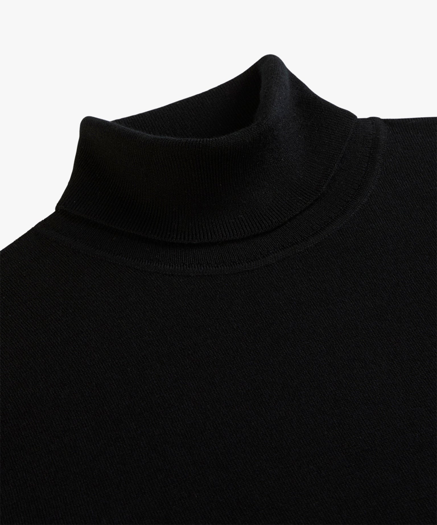 Profuomo - Zeitloser Rollkragenpullover in Schwarz