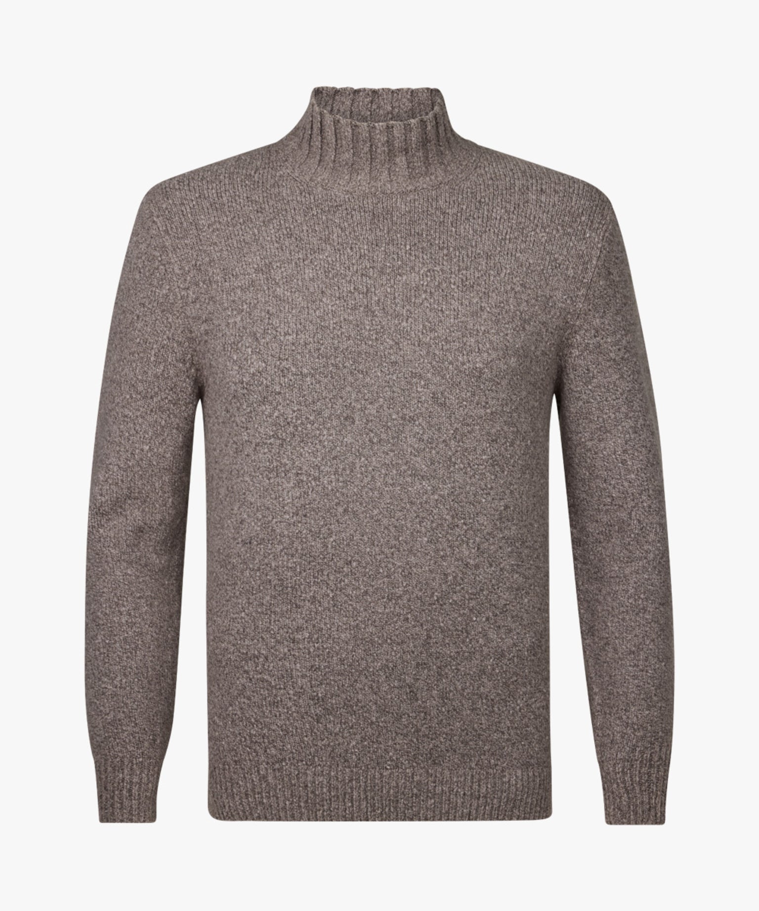 Profuomo - Stilvoller Turtleneck Pullover in leichtem Braun