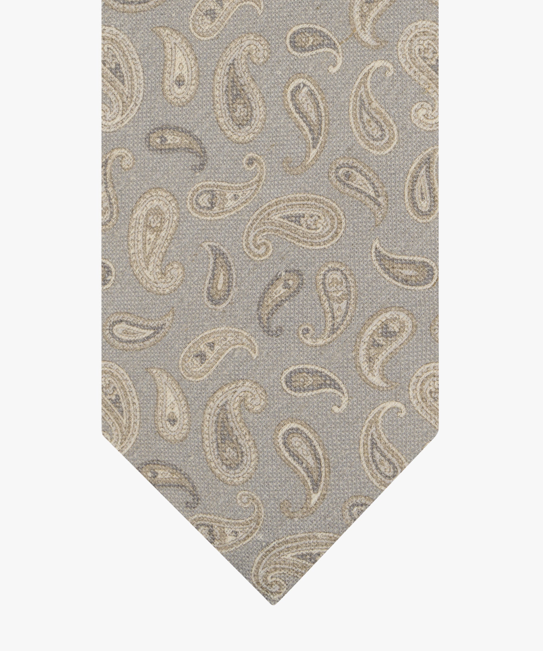 Profuomo - Stilvolle Krawatte in Hellgrau - Made in Italy