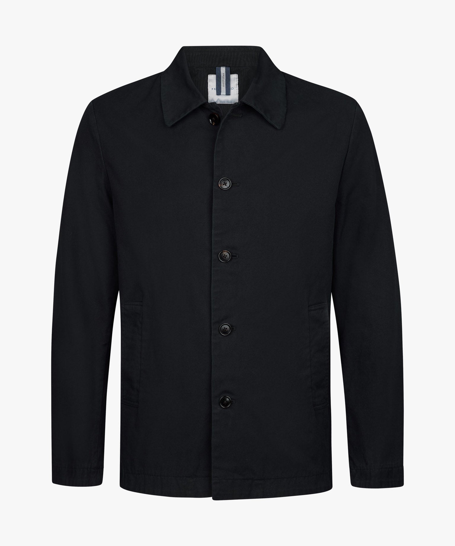 Profuomo - Dunkelblaues Overshirt aus Baumwolle