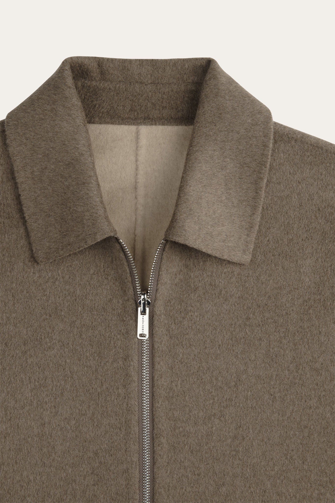 Profuomo - Wendbares Woll-Overshirt in Braun