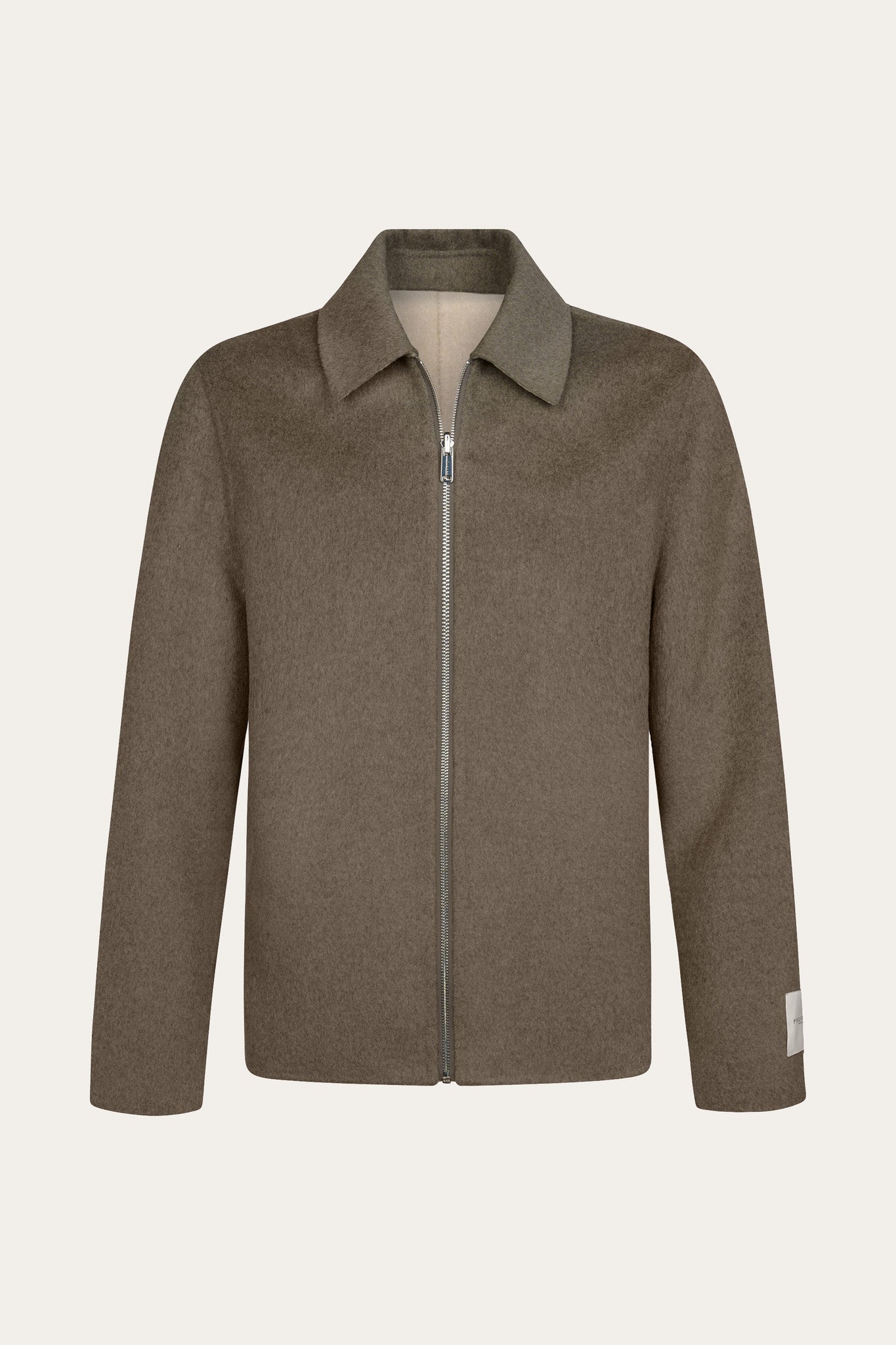 Profuomo - Wendbares Woll-Overshirt in Braun