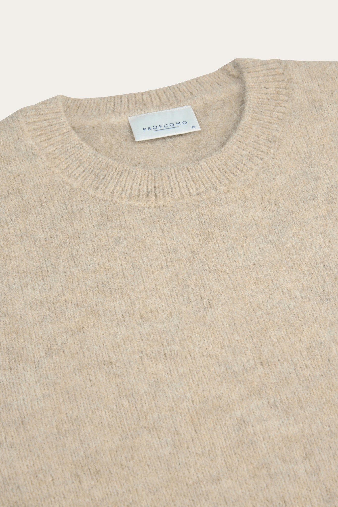 Profuomo - Woll-Alpaka-Pullover in Beige