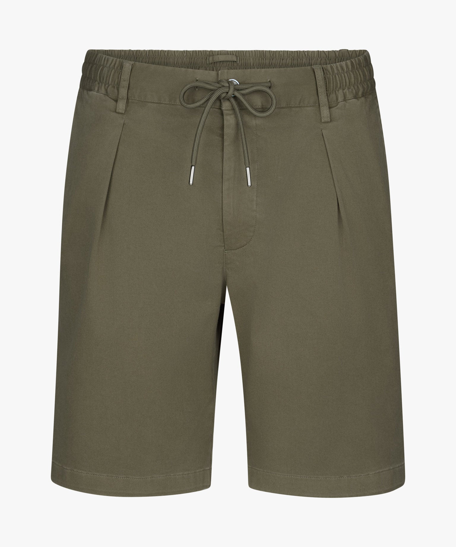 Profuomo - Kurze Hose aus Baumwollmix mit stilvoller Bundfalte