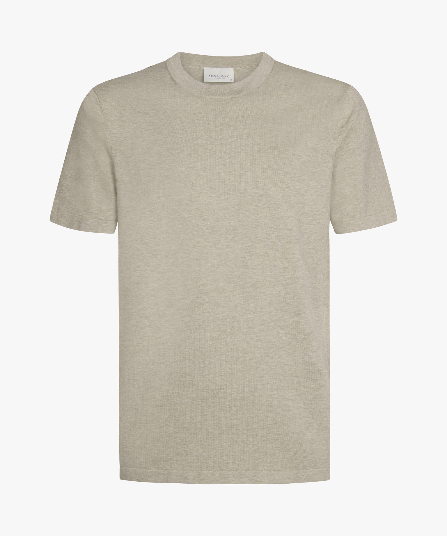 Profuomo - Feines Strick-T-Shirt in Beige