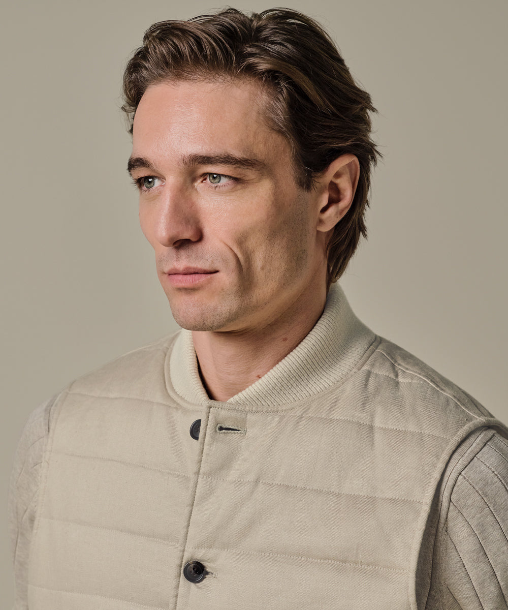 Profuomo - Stilvolle Weste in Beige