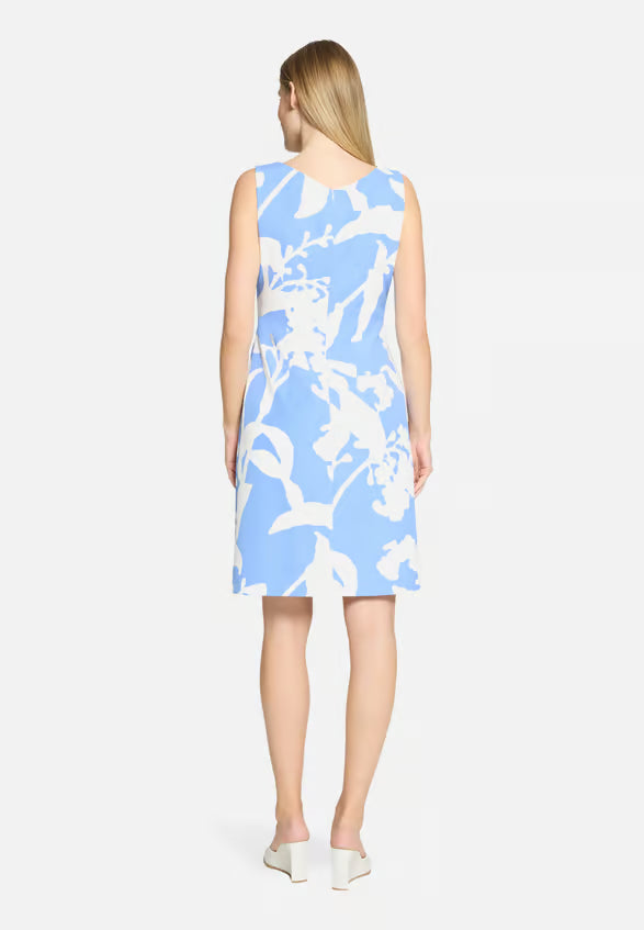Vera Mont  - Coktailkleid mit Blumenprint in Hellblau