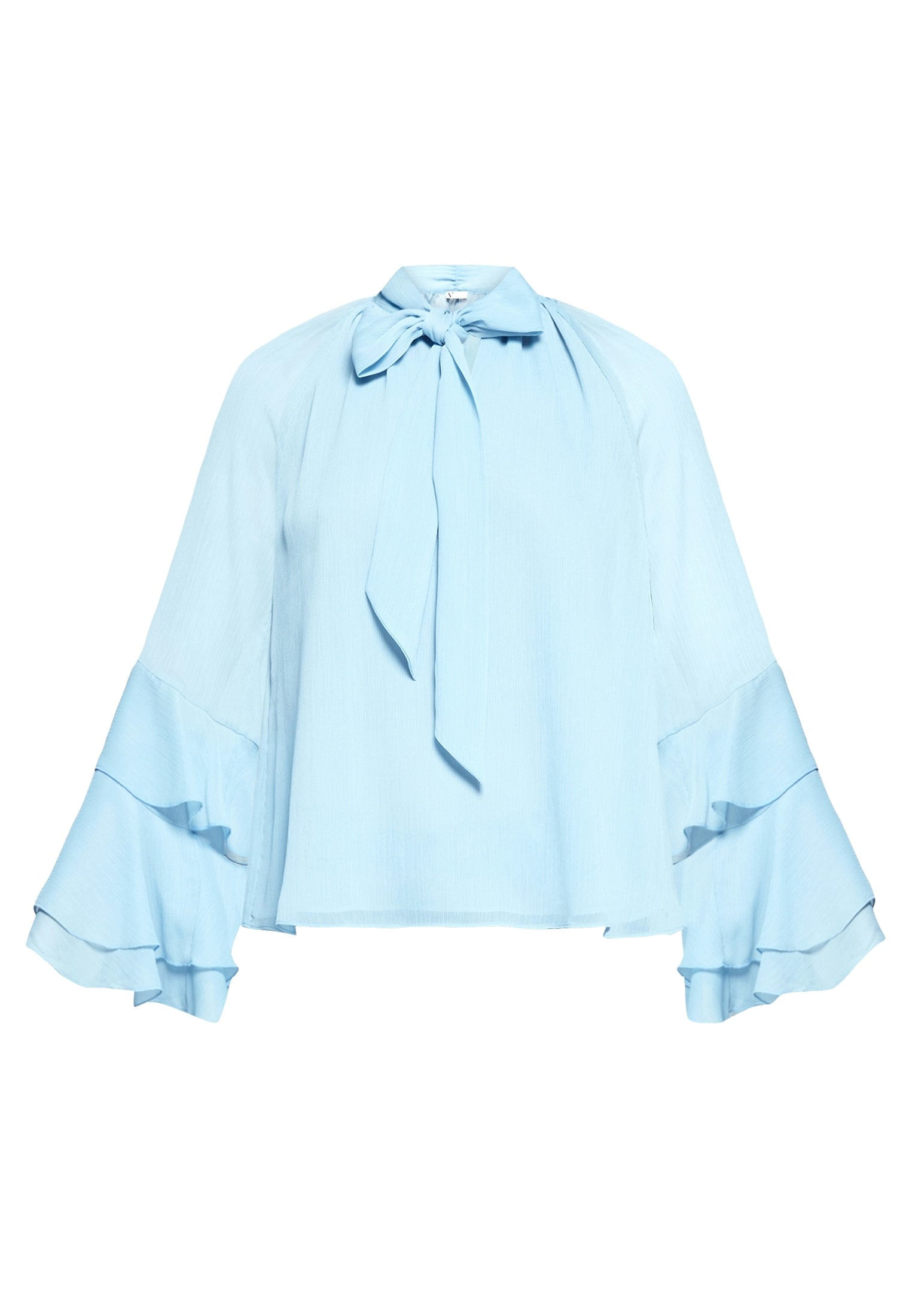 Vera Mont - Elegantes Chiffon-Bluse in Hellblau