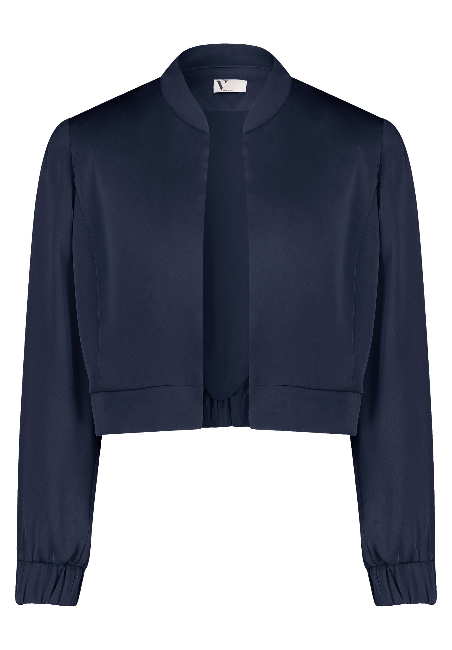 Vera Mont - Eleganter Bolero aus Satin in Dunkelblau