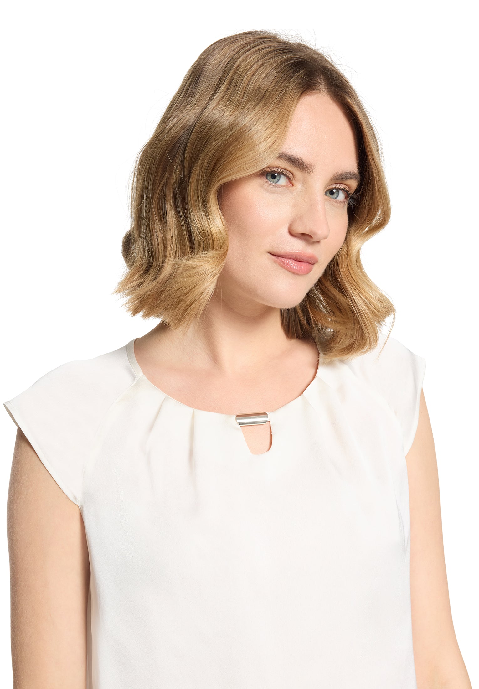 Vera Mont - Elegantes Blusentop in Warmweiß