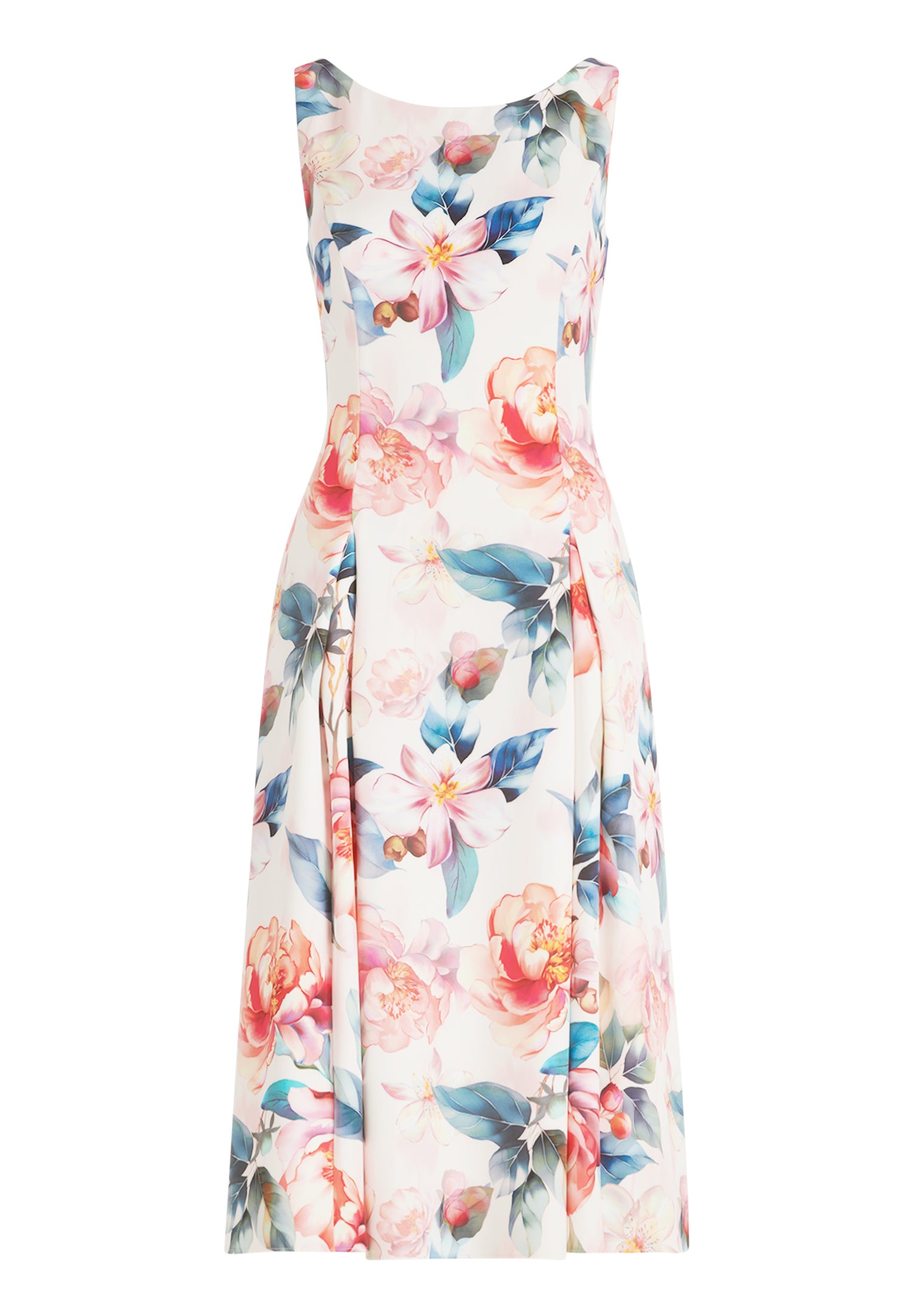 Vera Mont  - Buntes Cocktailkleid mit floralem Muster