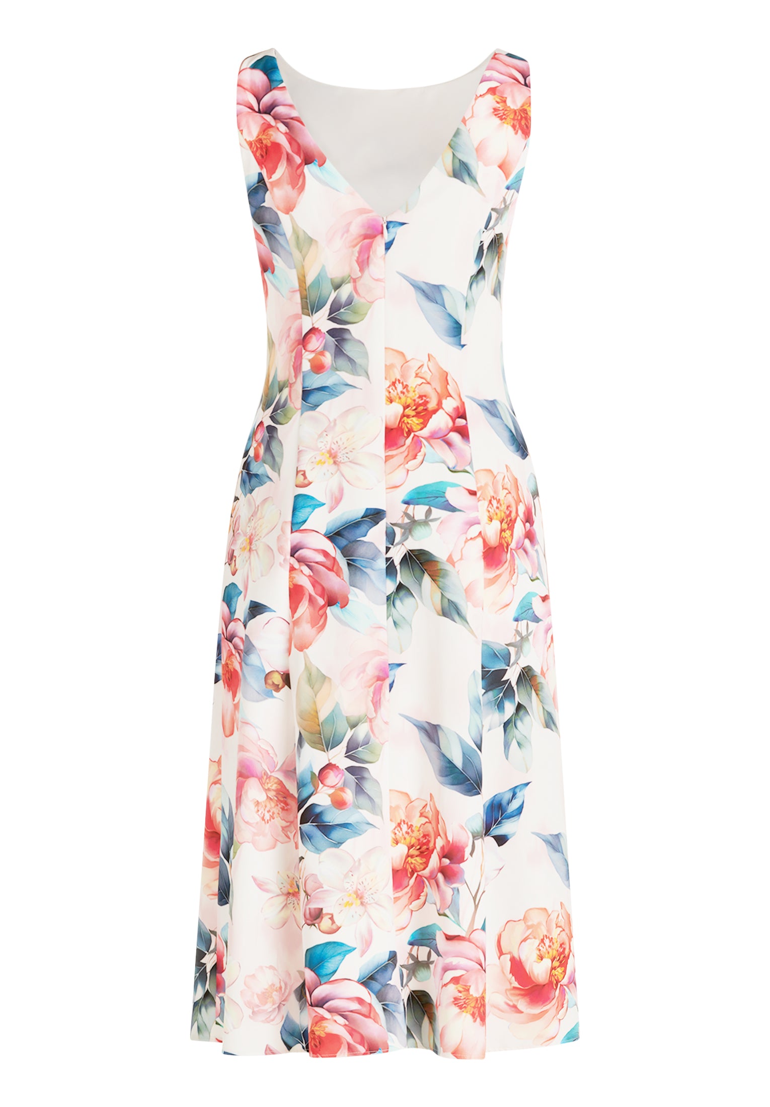Vera Mont  - Buntes Cocktailkleid mit floralem Muster
