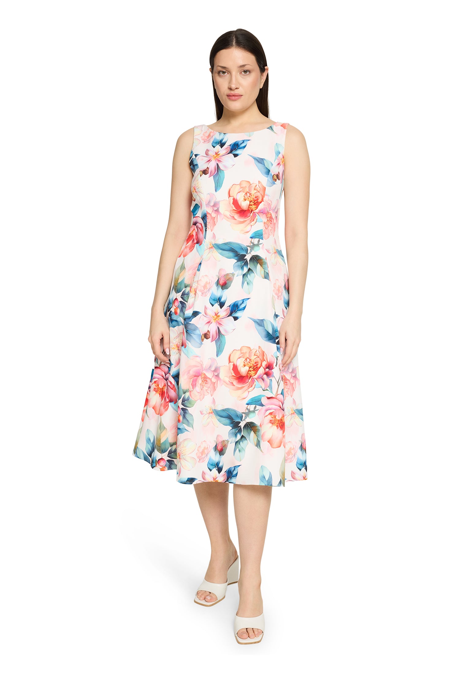 Vera Mont  - Buntes Cocktailkleid mit floralem Muster