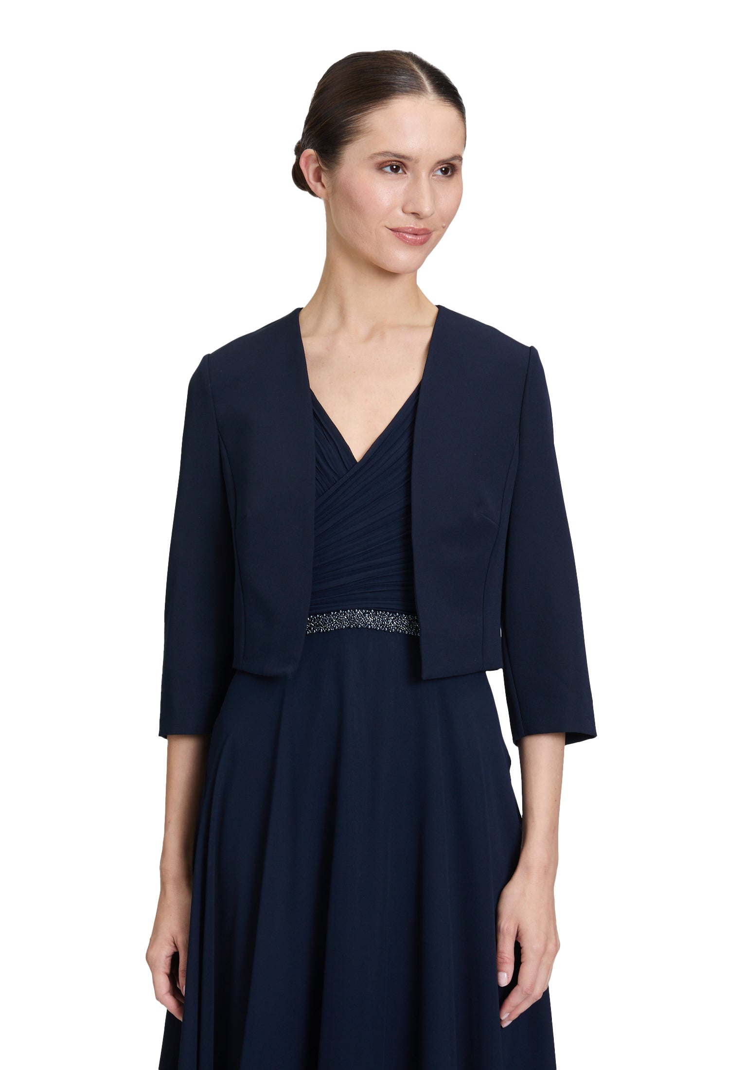 Vera Mont - Eleganter Bolero in Dunkelblau