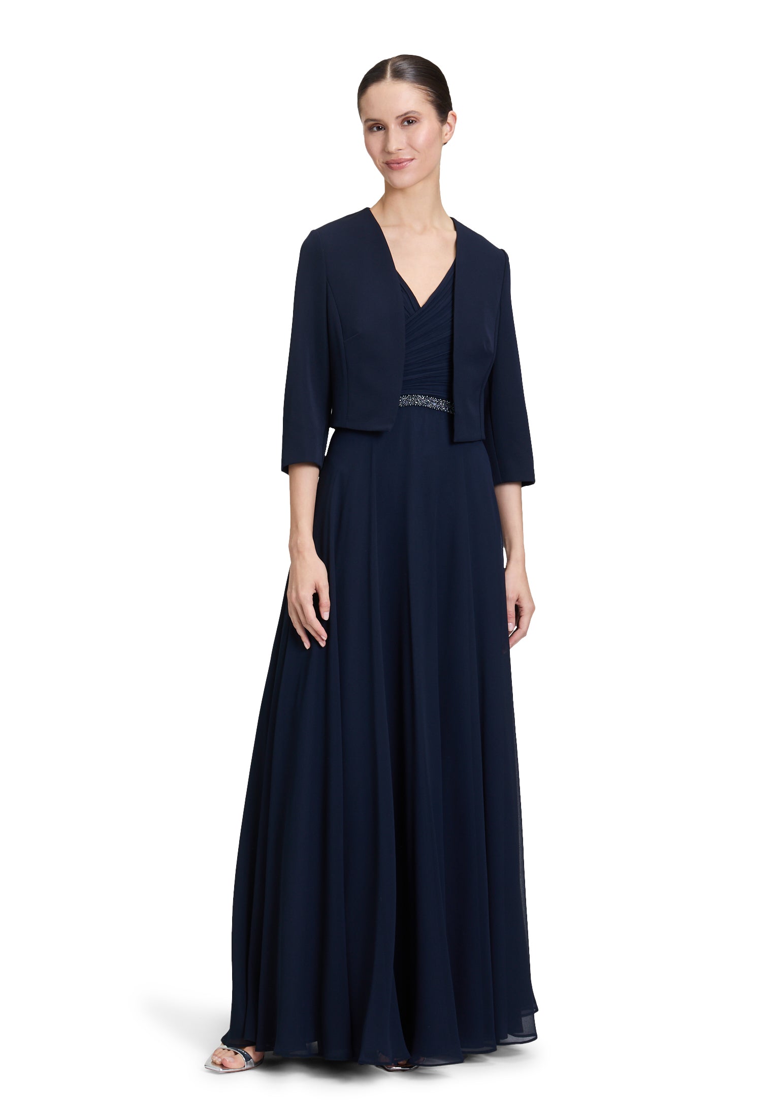 Vera Mont - Eleganter Bolero in Dunkelblau