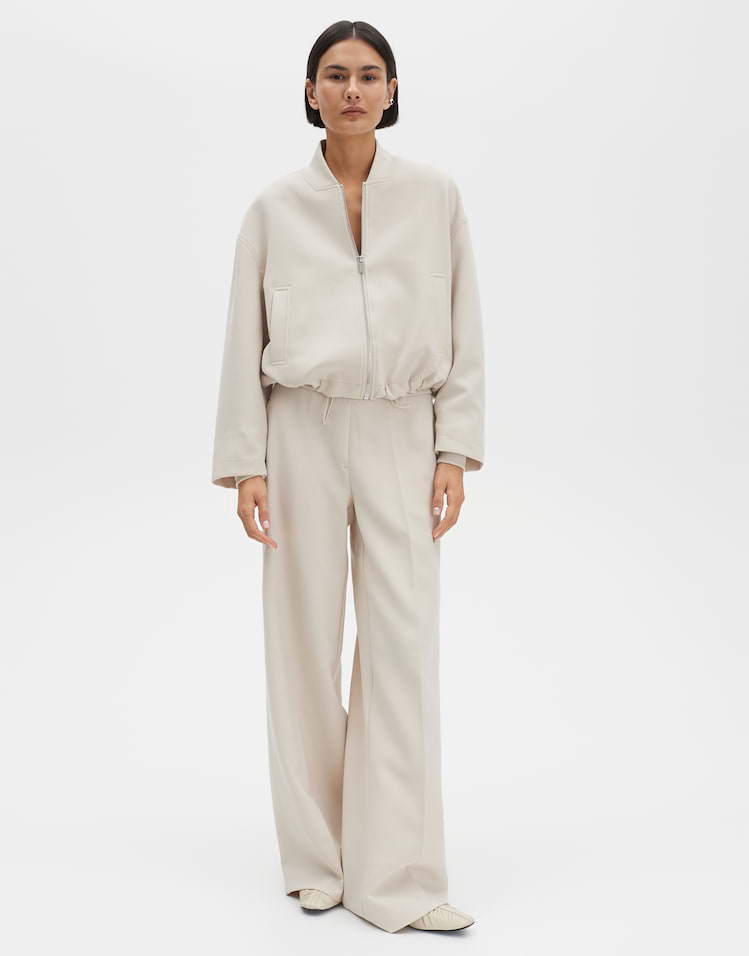 Someday -  Komfortabler Blouson mit Ballonsaum Regular Fit - Nayke