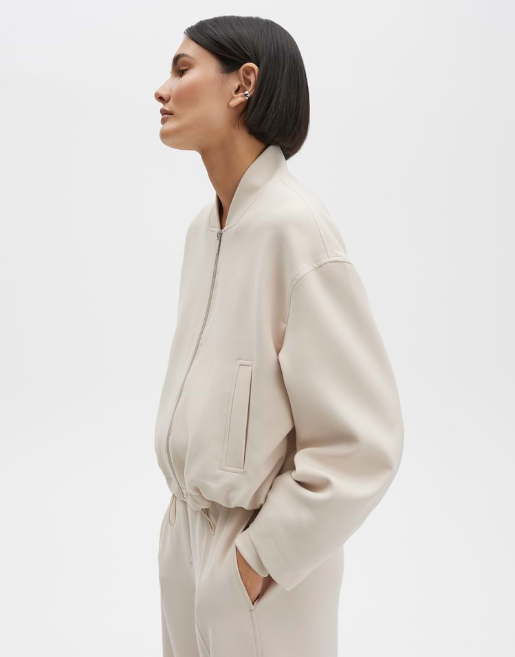 Someday -  Komfortabler Blouson mit Ballonsaum Regular Fit - Nayke