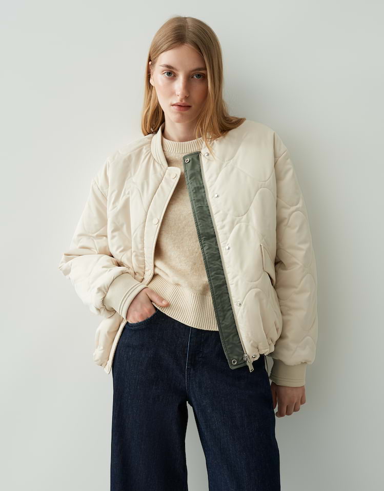 Opus - Wattierte Bomberjacke zum Wenden - Hallinu