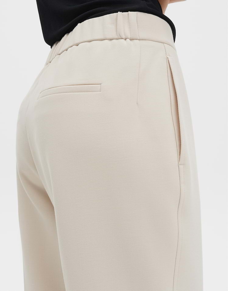 Someday - Verkürzte City Pants mit Komfortbund - Charlie Ease