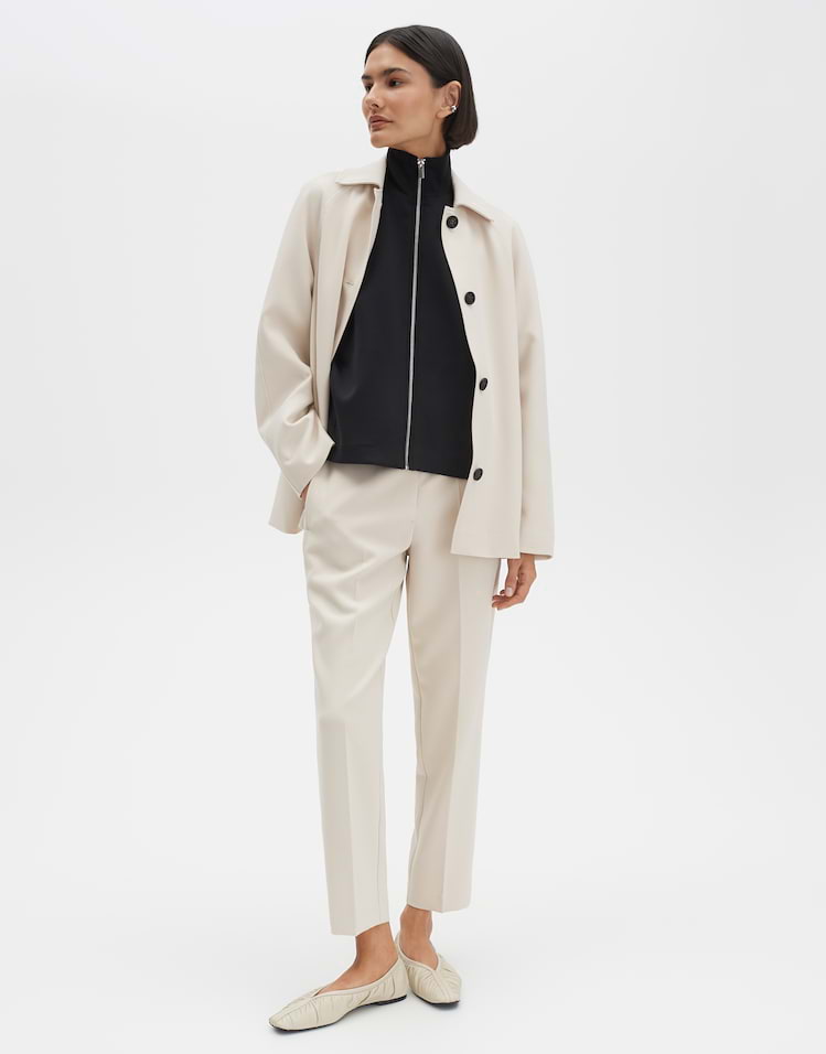 Someday - Verkürzte City Pants mit Komfortbund - Charlie Ease