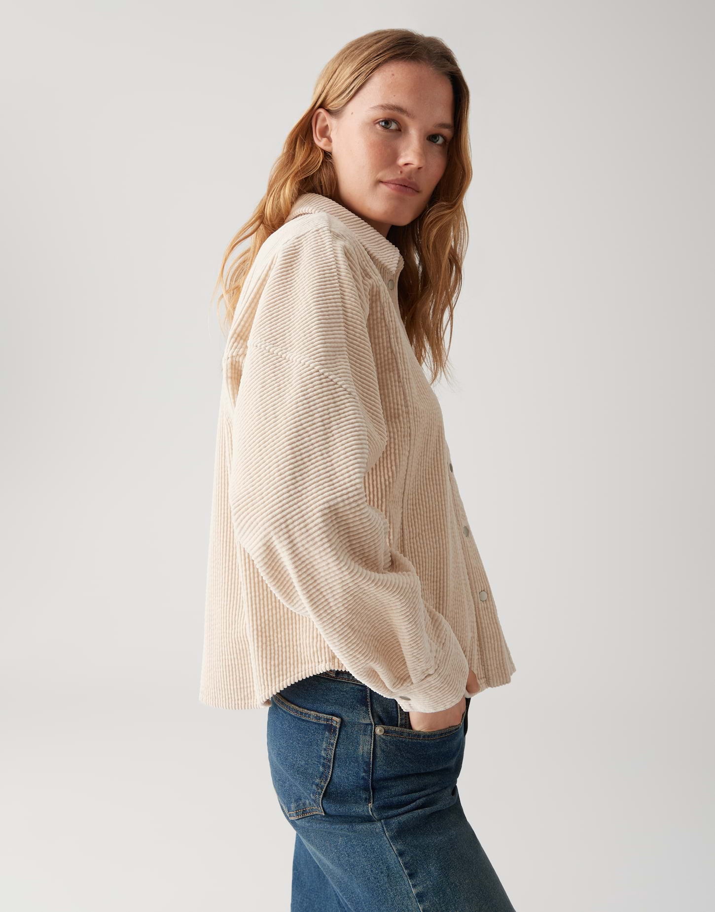 Opus - Weiche Cordbluse - Frenki