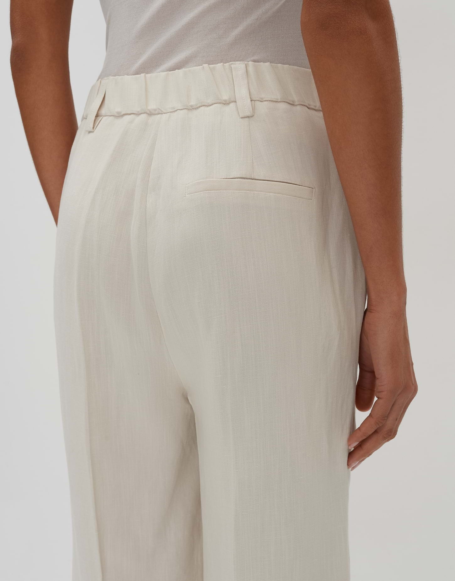 Someday - Stilvolle Culotte aus Viskose-Leinen-Mix - Celino