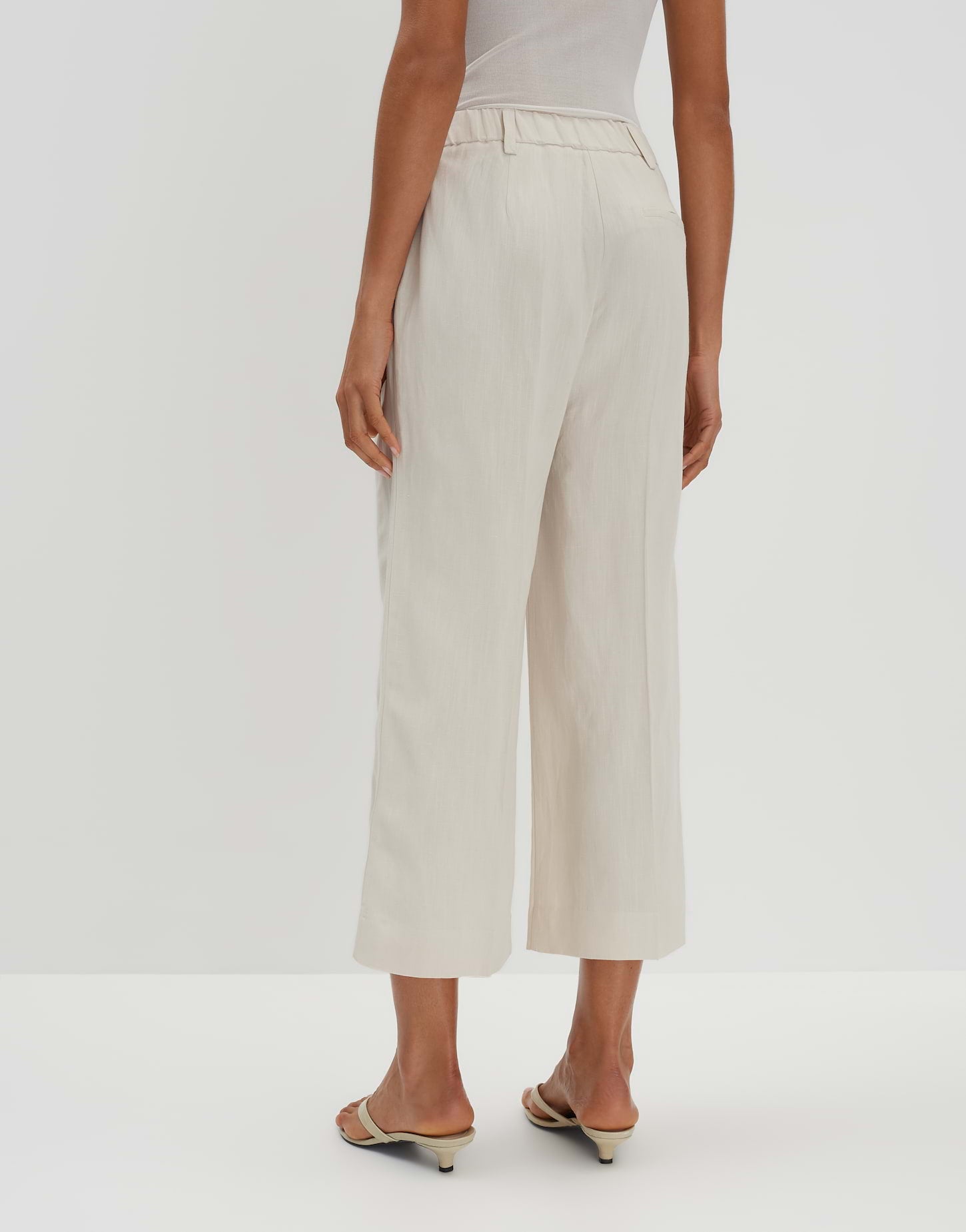 Someday - Stilvolle Culotte aus Viskose-Leinen-Mix - Celino