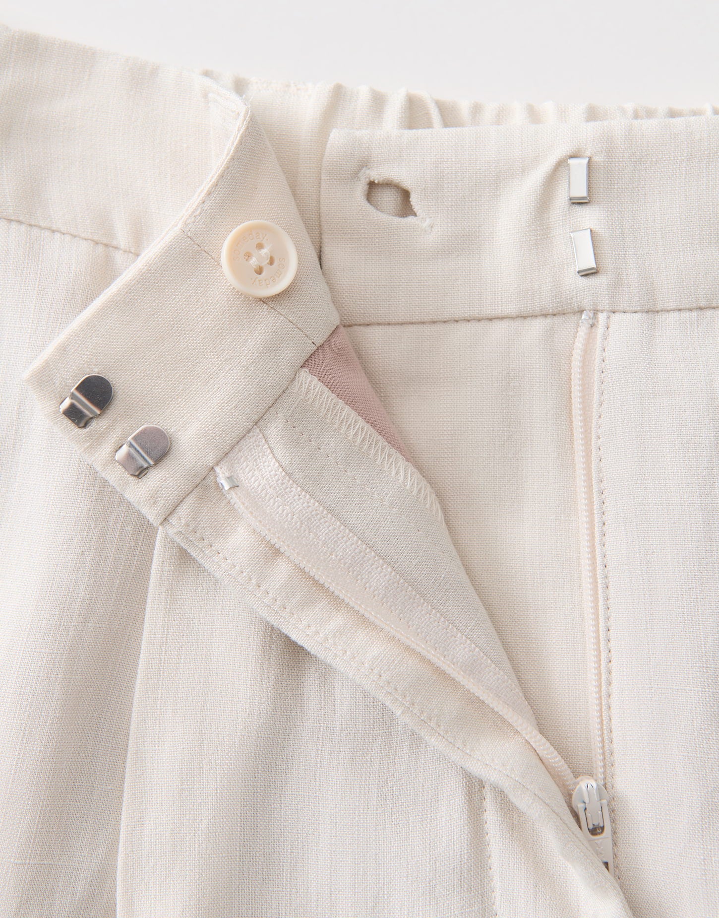 Someday - Stilvolle Culotte aus Viskose-Leinen-Mix - Celino