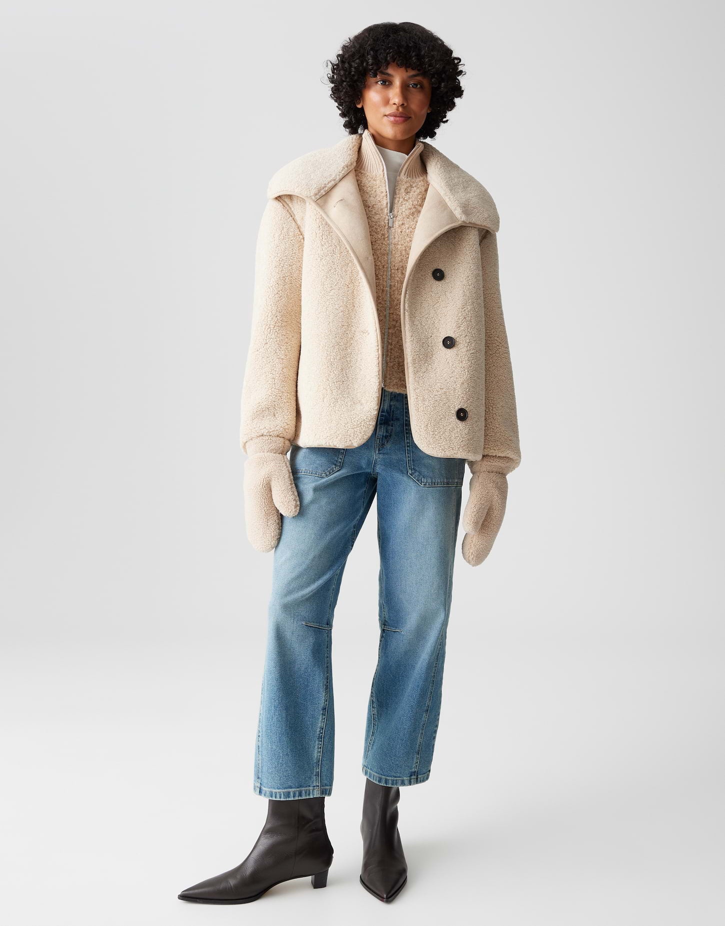 Opus - Fäustlinge aus Teddyfell - Akadie