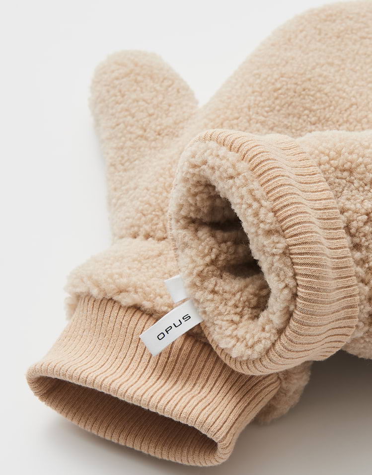 Opus - Fäustlinge aus Teddyfell - Akadie