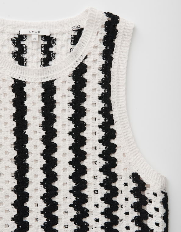Opus - Trägertop in Crochet Optik - Ifama