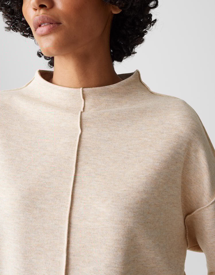 Opus - Jerseyshirt mit Biesendetails - Sinzi