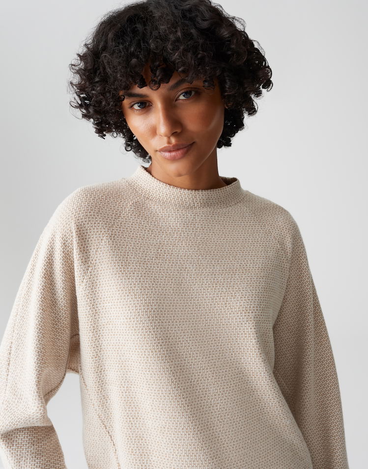 Opus - Jerseyshirt mit grafischem Muster - Sucozy