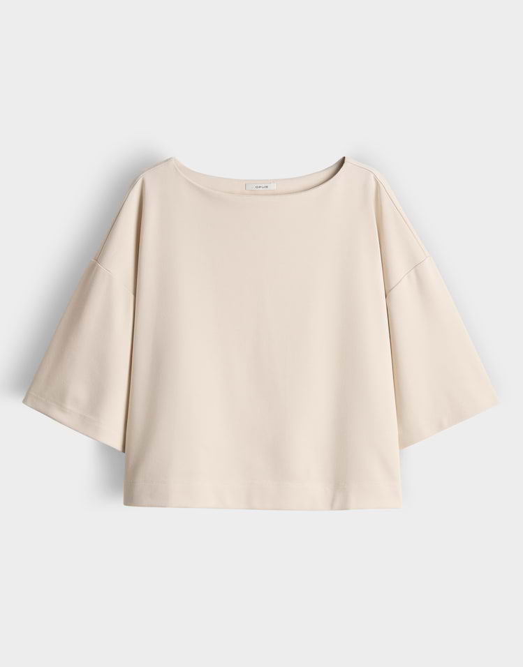 Opus - Boxy Jerseyshirt aus Viskose Mix - Syros