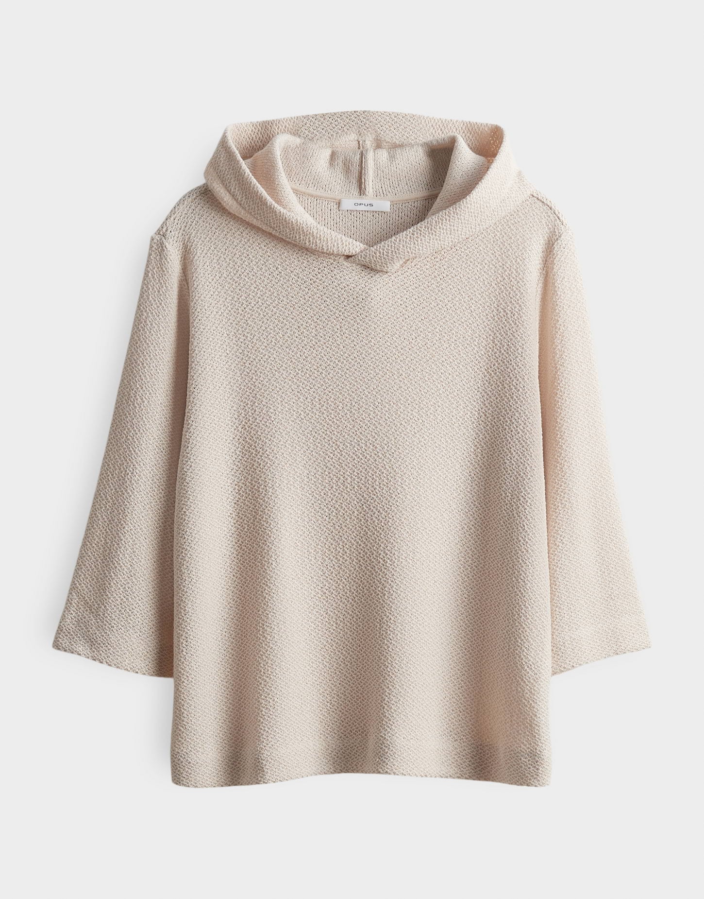 Opus - Kapuzenshirt in Strickoptik - Sukufi