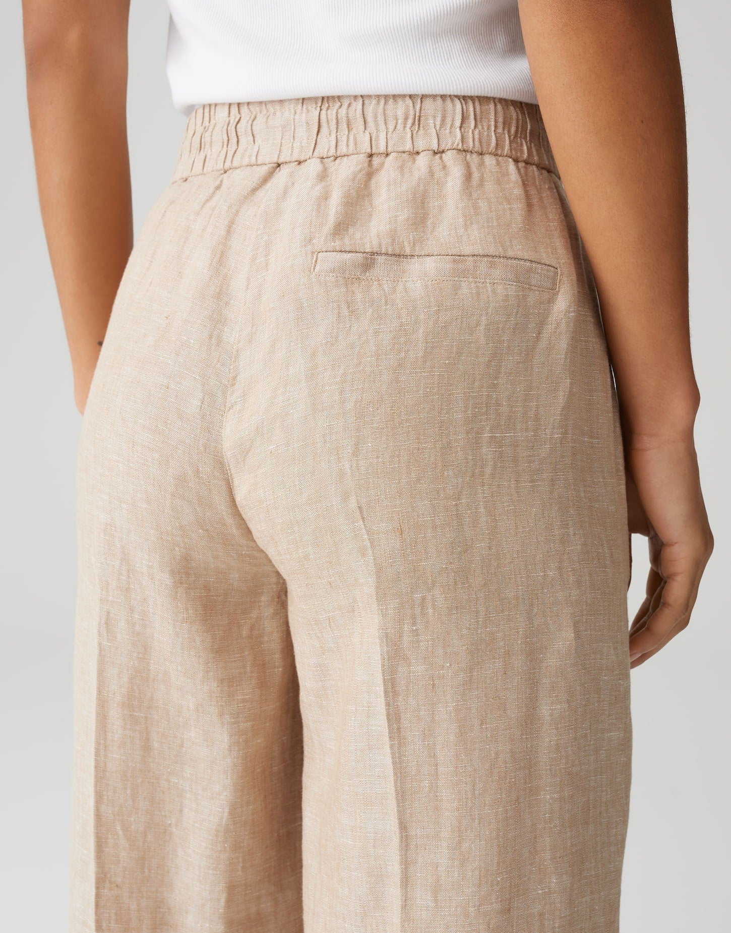 Opus - Relaxed City Pants aus reinem Leinen - Maikito